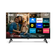 AOC  AOC ROKU TV LED 43” FHD SMART TV 43S5046