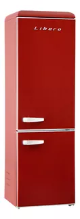 POR LIBERO REFRIGERADOR RETRO 300 LITROS LRB-310DFRR ROJO LIBERO