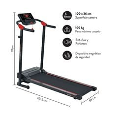 ULTIMATE FITNESS TROTADORA E100  MÁQUINA HOME GYM P550 PRO 65 KG