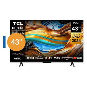 TCL LED 43" TCL P755 / ULTRA HD 4K / SMART TV