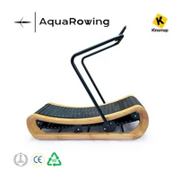 AQUAROWING MAQUINA TROTADORA CURVA DE MADERA WOODRUN