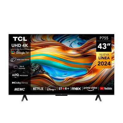 TCL LED 43" TCL P755 SMART TV 4K UHD