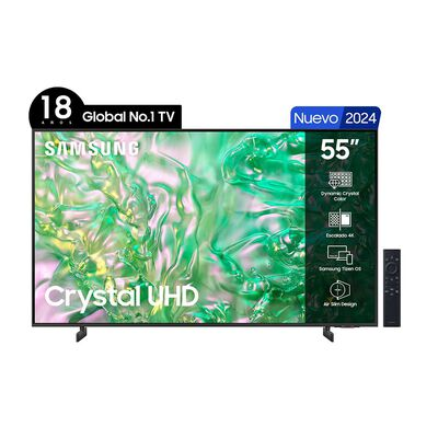 SAMSUNG LED 55" SAMSUNG CRYSTAL DU8000 SMART TV 4K UHD 2024