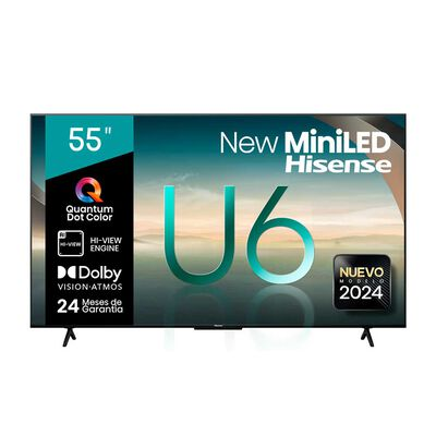 HISENSE MINI LED 55" HISENSE 55U6N SMART TV 4K UHD