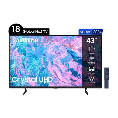 SAMSUNG LED 43" SAMSUNG CU7090 SMART TV 4K UHD 2024