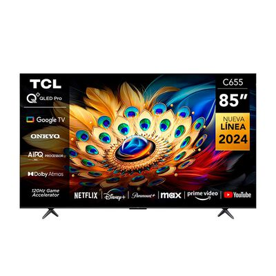 TCL QLED 85" TCL C655 SMART TV 4K UHD