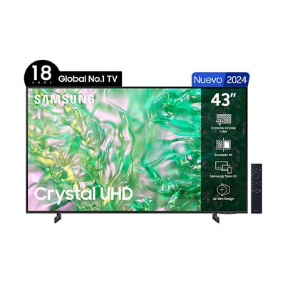 SAMSUNG LED 43" SAMSUNG CRYSTAL DU8000 SMART TV 4K UHD 2024