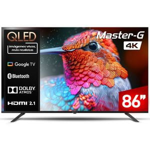 MASTER G SMART TV QLED 86" GOOGLE TV 4K BLUETOOTH