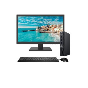 DELL KIT MONITOR  MINI PC DELL OPTIPLEX 3060 MICRO (I5-8VA 8GB 256GB SSD)  TECLADO & MOUSE REACONDICIONADO GRADO A