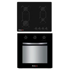 BEHNKE DUO KIT COCINA EMPOTRADO HORNO  ENCIMERA VITRO GAS 4