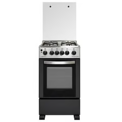 SINDELEN COCINA A GAS 4 PLATOS NEGRO/INOX CH-5490NI