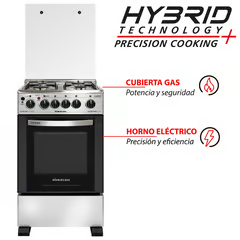 SINDELEN COCINA A GAS 4 PLATOS INOX CH-540NI