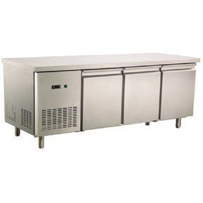 ECOBECK MESÓN DE TRABAJO REFRIGERADO ECOBECK 3 PUERTAS, FRÍO FORZADO