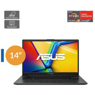 ASUS NOTEBOOK 14" ASUS VIVOBOOK GO 14 / AMD RYZEN 5 / 8 GB RAM / 512 GB SSD