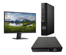 HP MICROPC OPTIPLEX 3080M I3-10100T/ 8GB/ 500 GB HDD/ MONITOR DELL E2420HS