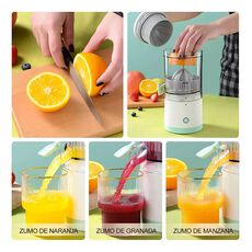 MAXDESCUENTOS EXPRIMIDOR DE FRUTA ELÉCTRICO MAQUINA NARANJA EXTRACTOR JUGO