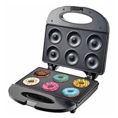 TOTALUPGRATE MAQUINA DE DONAS 6 MINI DONAS 850W ANTIADHERENTE R256