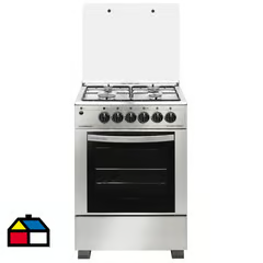 SINDELEN COCINA A GAS 4 PLATOS INOX CH-6200IN