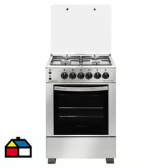 SINDELEN COCINA A GAS 4 PLATOS INOX CH-6700IN