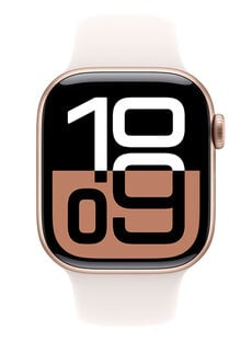 APPLE APPLE WATCH SERIES 10 GPS CAJA ALUMINIO ORO ROSADO 42MM CORREA DEPORTIVA ROSADO RUBOR TALLA S/M