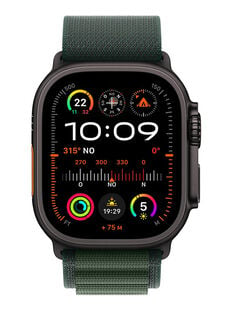 APPLE APPLE WATCH ULTRA 2 GPS  CELLULAR CAJA TITANIO NEGRO 49 MM CORREA LOOP ALPINE VERDE OSCURO TALLA M