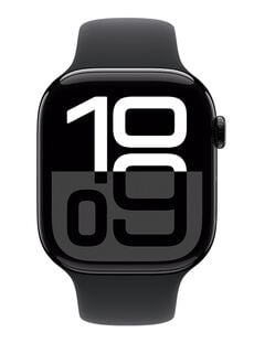 APPLE APPLE WATCH SERIES 10 GPS CAJA ALUMINIO NEGRO AZABACHE 46MM CORREA DEPORTIVA NEGRA TALLA M/L