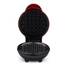 TOTAL CLICK MINI MAQUINA PARA WAFFLES ANTIADHERENTE 500W ROJA R591 RAF