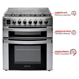 SINDELEN COCINA A GAS SINDELEN CH-770DHIN / DOBLE HORNO / 5 QUEMADORES