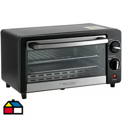 RECCO HORNO ELÉCTRICO 10 LITROS RHE-10L