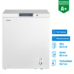 HISENSE FREEZER 142 LITROS BLANCO FC184D4AW1