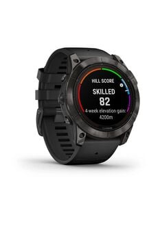 GARMIN SMARTWATCH FENIX 7X PRO SAPPH SOLAR CRBNGRY TI W/BLK BAND