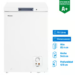 HISENSE FREEZER HORIZONTAL 95 LITROS BLANCO FT125D4AW1