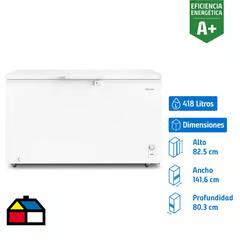 FENSA FREEZER HORIZONTAL 418 LITROS BLANCO Z400D