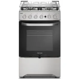 FENSA COCINA A GAS 4 PLATOS FENSA EXPERIENCE CON VAPORBAKE Y TIMER F 2606 T INOX 