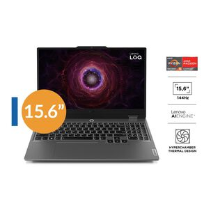 LENOVO NOTEBOOK GAMER 15.6" LENOVO LOQ G9 / AMD RYZEN 7 / 24 GB RAM / NVIDIA GEFORCE RTX 4050 / 512 GB SSD