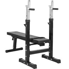 BASKO FITNESS PRESS BANCO PLEGABLE CON FONDOS TRICEPS 3 EN 1