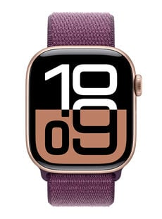 APPLE APPLE WATCH SERIES 10 GPS CAJA ALUMINIO ORO ROSADO 42MM CORREA LOOP DEPORTIVA CIRUELA