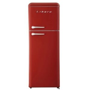 LIBERO REFRIGERADOR RETRO LRT-210DFRR ROJO