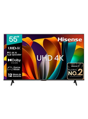 HISENSE LED SMART TV 55" 4K UHD 55A6N