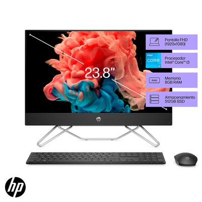 HP ALL IN ONE HP 24-CB1023LA INTEL CORE I3 8GB 512GB SSD 23,8"