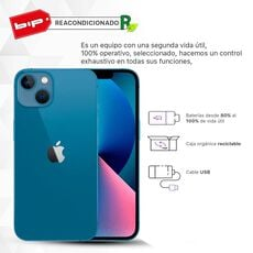 APPLE IPHONE 13 MINI 128GB- BLUE-REACONDICIONADO-GRADO A