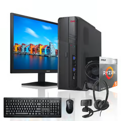 HYPERPC PC MINI + MONITOR 22 + PERIF AMD RYZEN 5 4600G VEGA 8 16GB 500GB WIFI