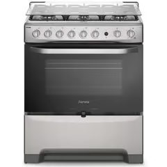 FENSA COCINA A GAS 6 PLATOS EXPERIENCE CON VAPORBAKE Y TIMER F 5300 T INOX