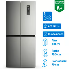 FENSA REFRIGERADOR MULTIDOOR NO FROST 401 LITROS GRIS DQ79SU