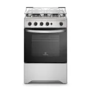 MADEMSA  COCINA A GAS 4 QUEMADORES SILVER/NEGRO M 520 T