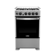 MABE  COCINA DE PISO A GAS CMC5530AG0 4 QUEMADORES SILVER