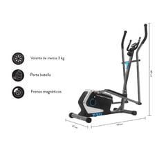 ULTIMATE FITNESS ELÍPTICA T330 PRO MAGNÉTICA ISE